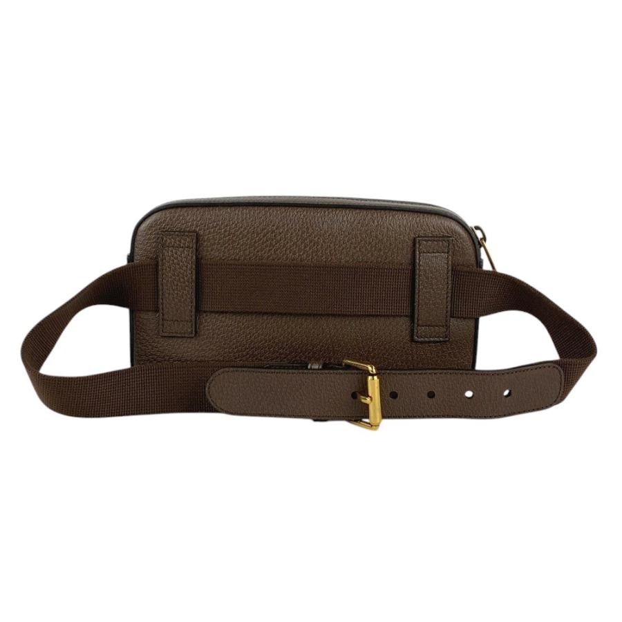 ◆SALE◆　■新同■100周年■　グッチ ベルト ボディ バッグ レザーブラウン 【310041】1 |  | 01