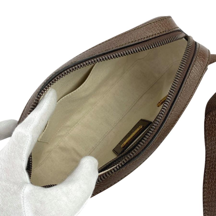 ◆SALE◆　■新同■100周年■　グッチ ベルト ボディ バッグ レザーブラウン 【310041】1 |  | 08