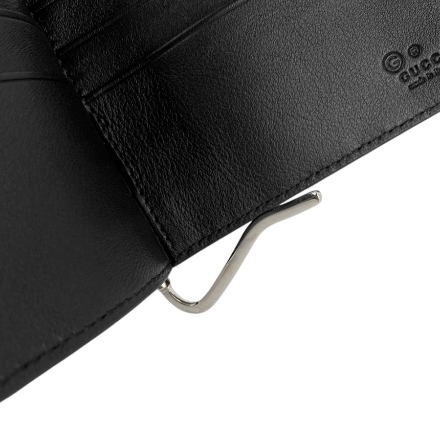 □新同□ グッチ マイクログッチシマ マネークリップ 財布 二つ折り