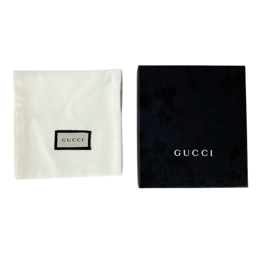 □新同□ グッチ マイクログッチシマ マネークリップ 財布 二つ折り