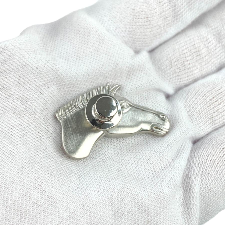 ■未使用■　エルメス ブローチ ホース 馬 アニマル モチーフ SS シルバー 箱 【312137】8 |  | 06