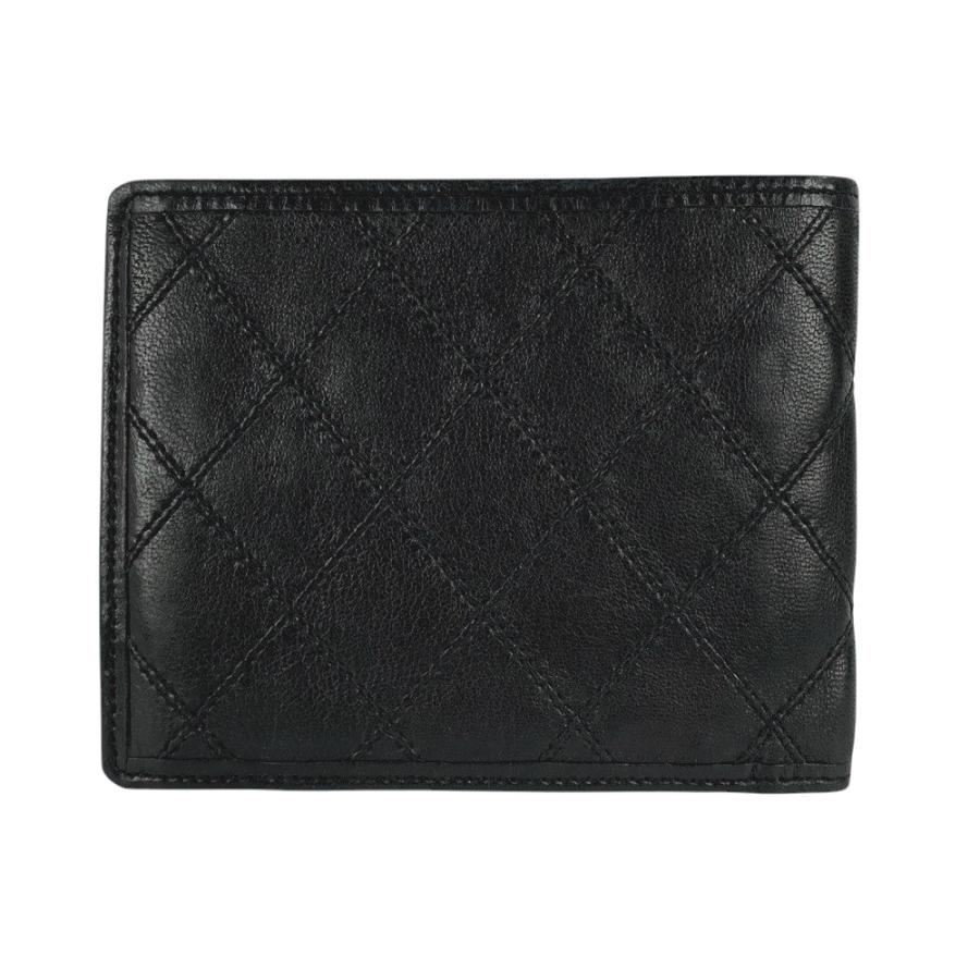 美品】CHANEL 長財布 フラップウォレット ビコローレ ラムレザー 黒