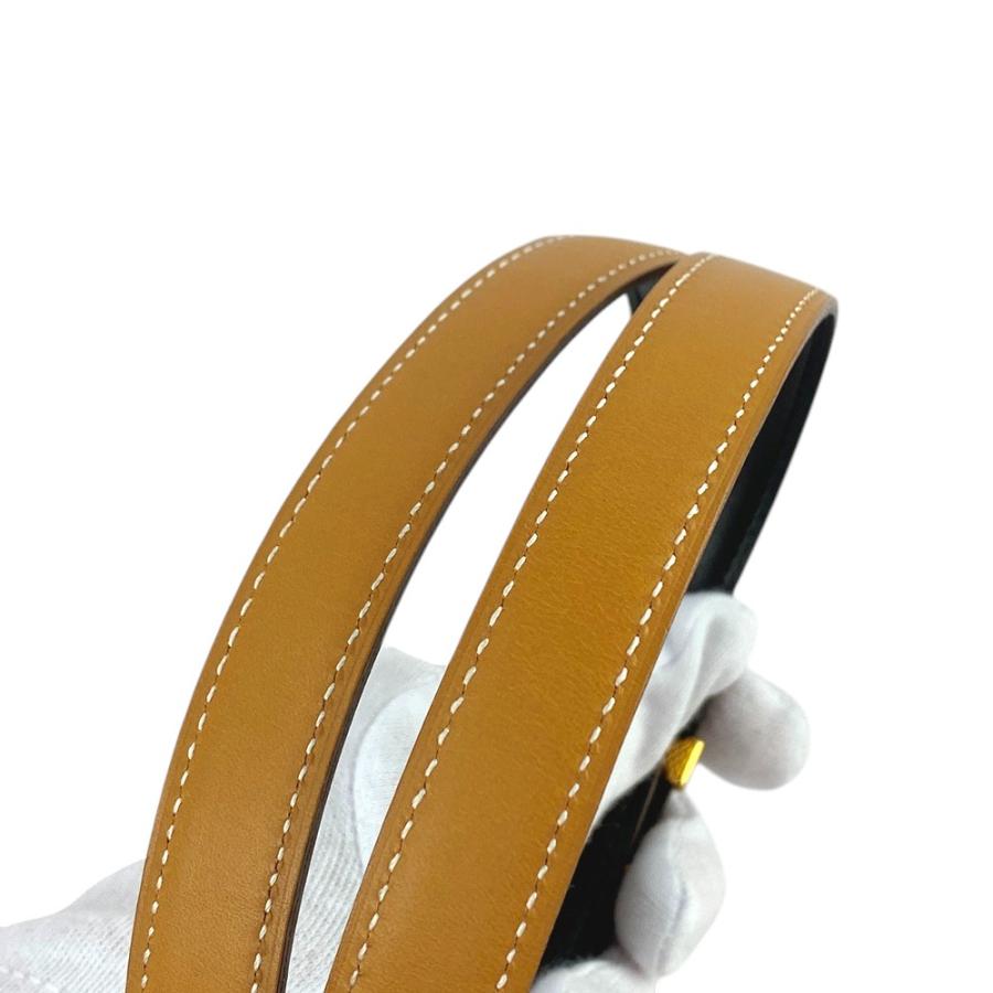 ■美品■　エルメス ベルト ミニコンスタンス ギロッシュ ギローシュ H 金具 レザー GP #85 □G刻 【315671】1 □美品□ エルメス ベルト ミニコンスタンス ギロッシュ ギローシュ H