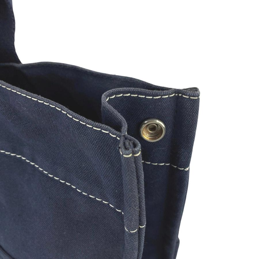 □中古□ エルメス ドーヴィル トート MM バッグ キャンバス ネイビー