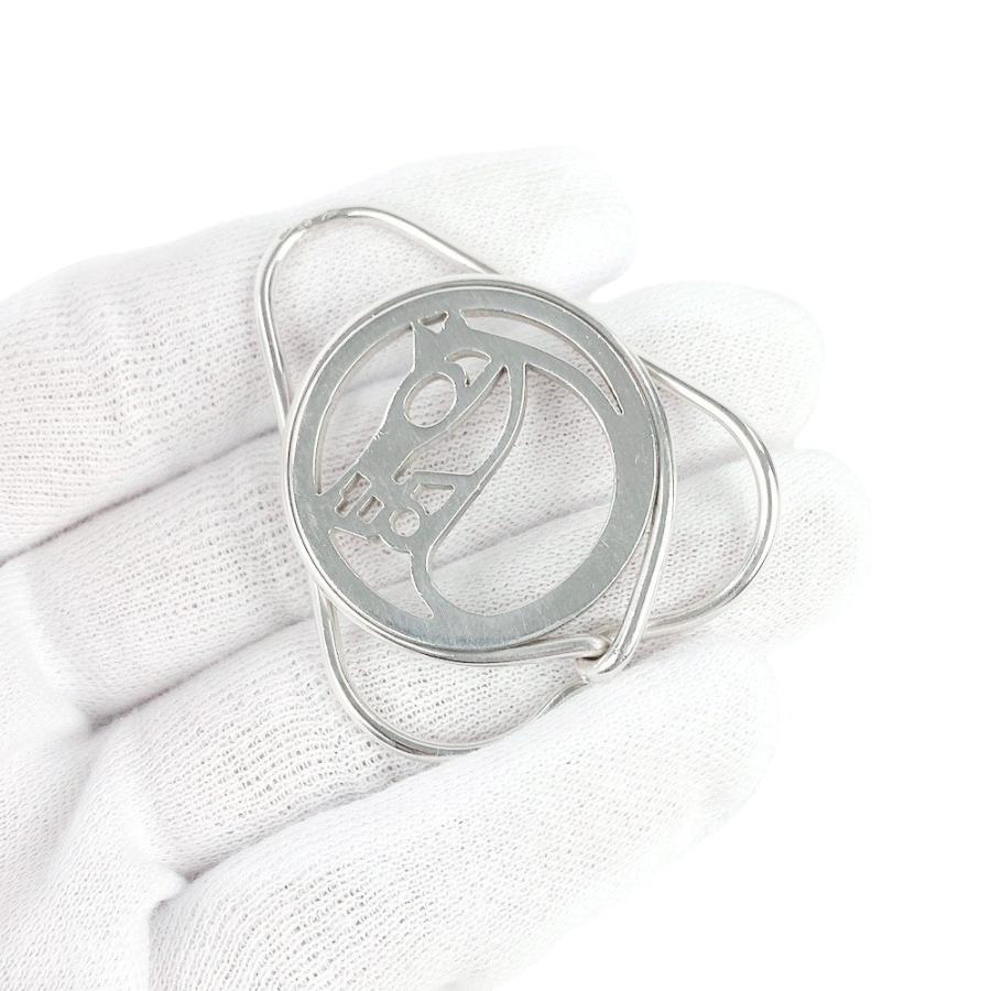 □美品□ エルメス マネークリップ 財布 シュバル ホース 馬 シルバー  