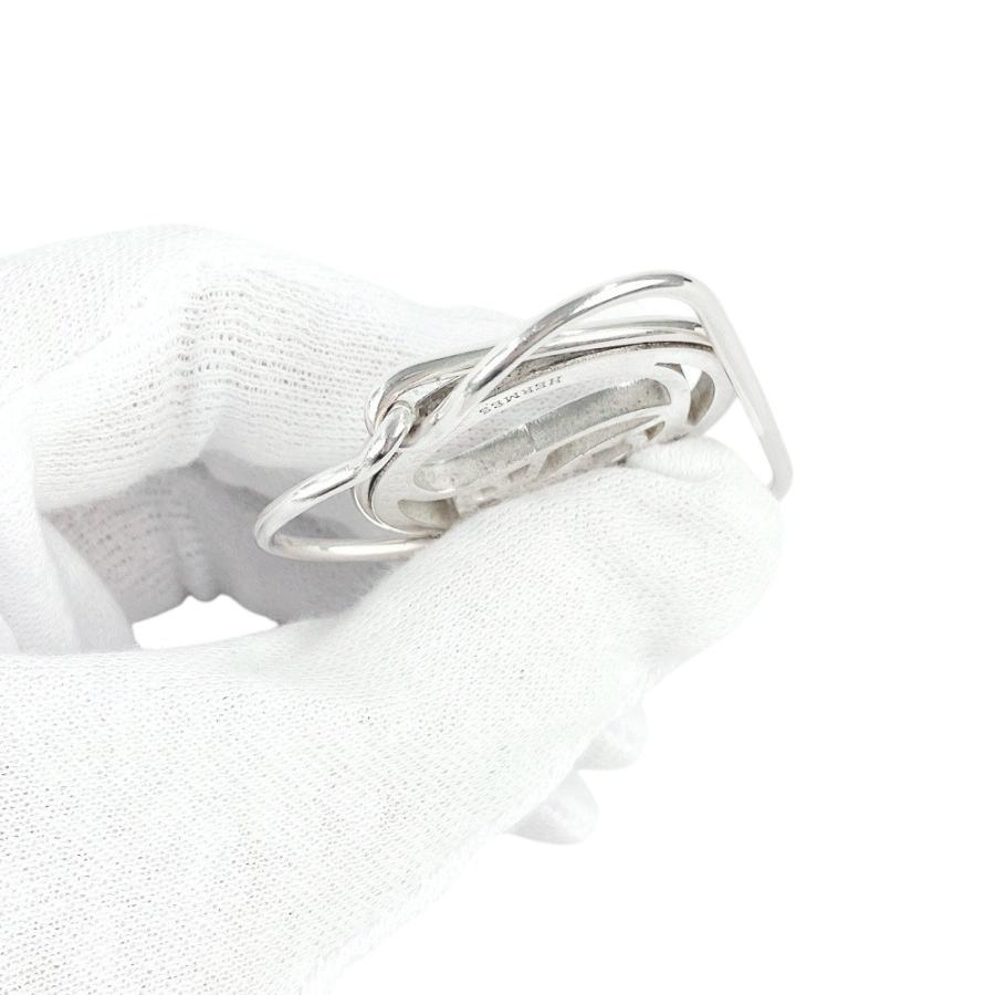 □美品□ エルメス マネークリップ 財布 シュバル ホース 馬 シルバー  