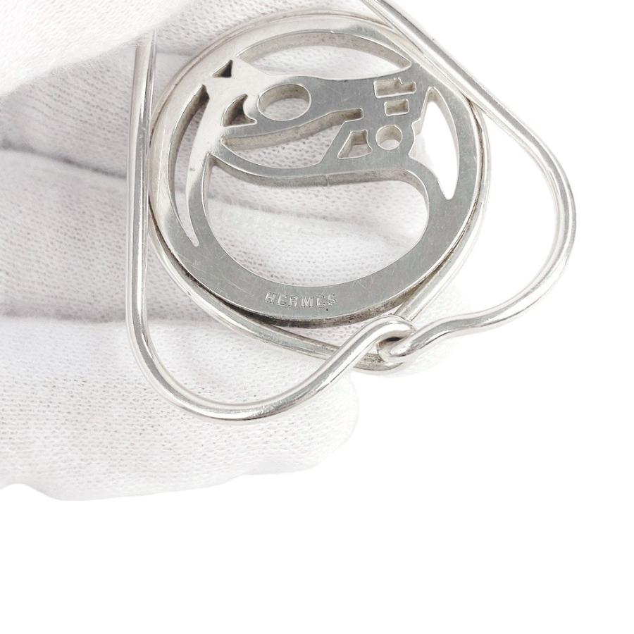 □美品□ エルメス マネークリップ 財布 シュバル ホース 馬 シルバー  