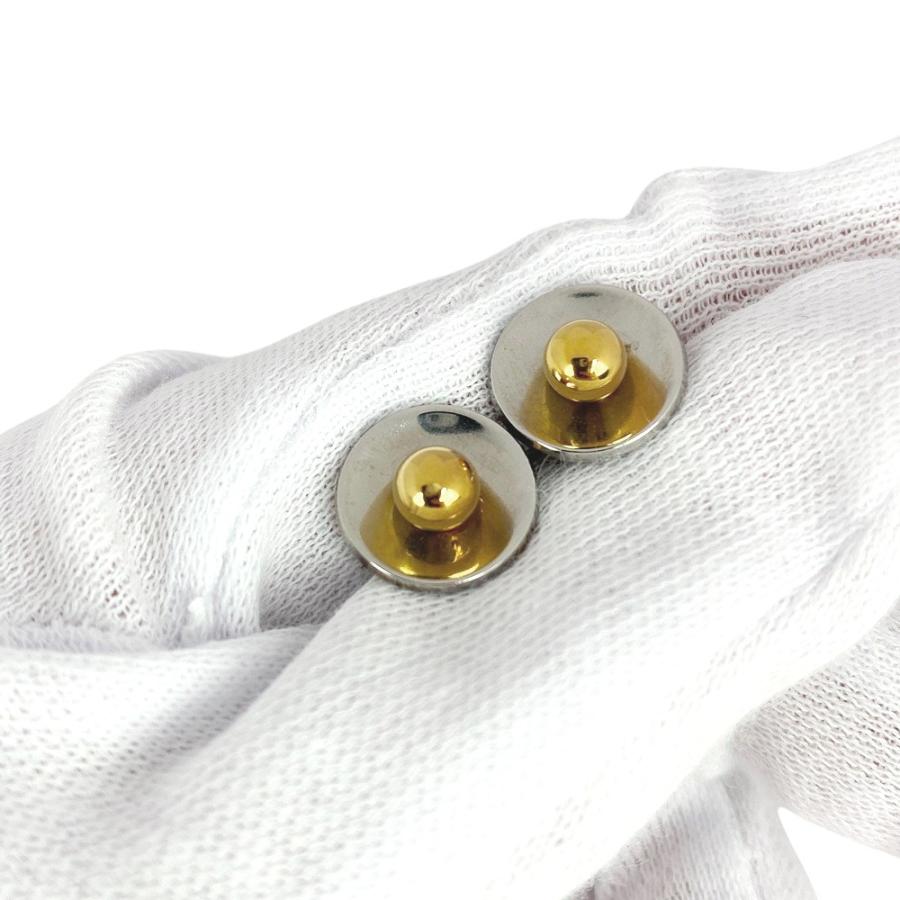 ■美品■　ルイヴィトン カフス アクセサリー ビジネス スーツ OR & A CIER SS YG 750 シルバー ゴールド 6.5g 【318245】3 |  | 06