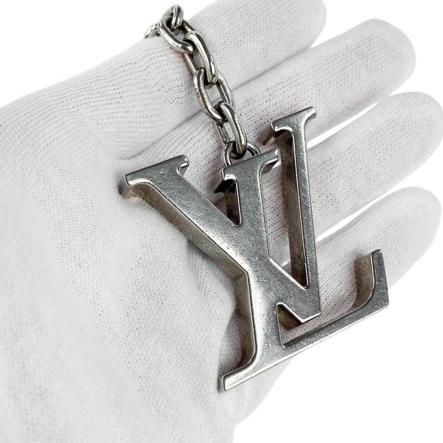 □中古□ ルイヴィトン ポルトクレ イニシャル LV キーリング チャーム  