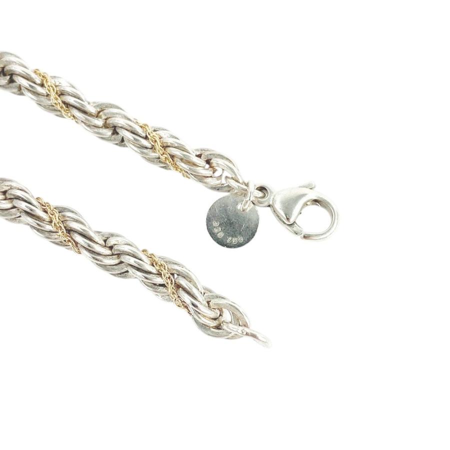 ■美品■61cm■　ティファニー ツイスト チェーン ロング ネックレス コンビ SV 925 K18 YG 750 【320491】1 |  | 04