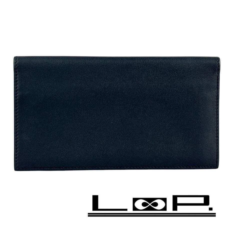 □美品□ エルメス シチズンツイル ロング スイフト 長財布