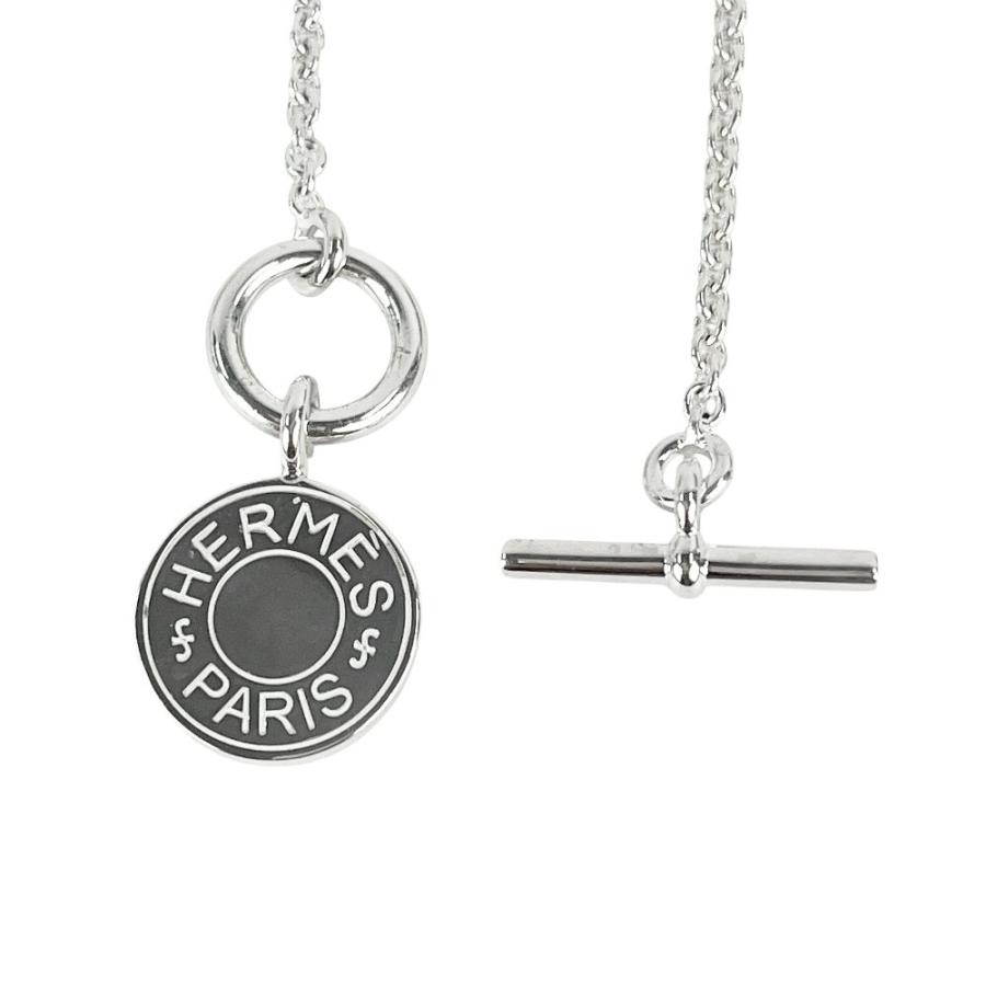 エルメス セリエ チェーンネックレス ペンダント アミュレット シルバー □新同□磨き済□ エルメス セリエ チェーンネックレス