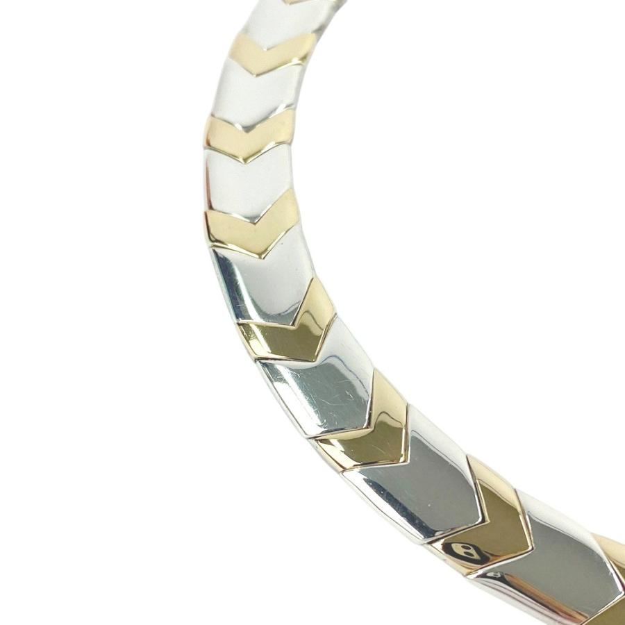 ■美品■ヴィンテージ■　ティファニー ネックレス チョーカー コンビ シルバー ゴールド SV 925 K18 YG 750 箱 【323423】1 |  | 05