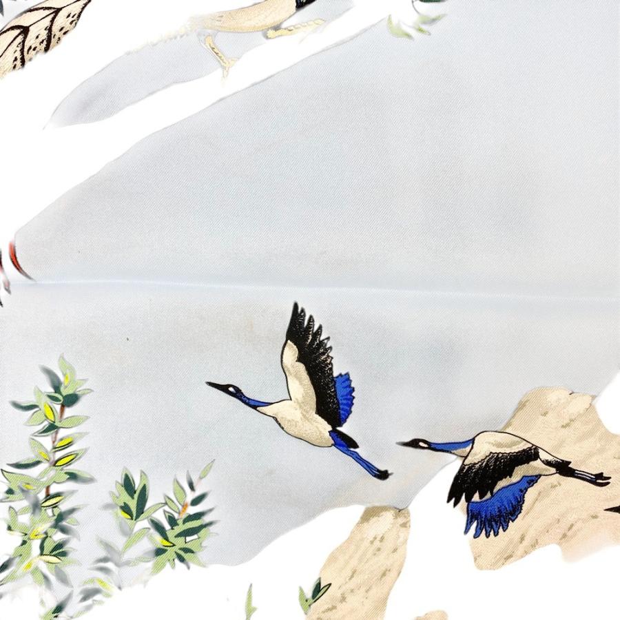 ■美品■　エルメス カレ 90 スカーフ SICHUAN 四川省 パンダ 動物 アニマル 竹 シルク ブラック グリーン 箱 【325991】5 |  | 07