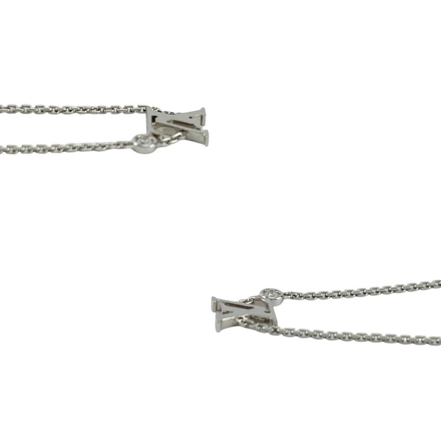 ルイヴィトン ■美品■ イディール ブロッサム LV ペンダント ネックレス 750WG K18 ダイヤ シルバー Q93653 4.2g 箱【32612】5 |  | 04