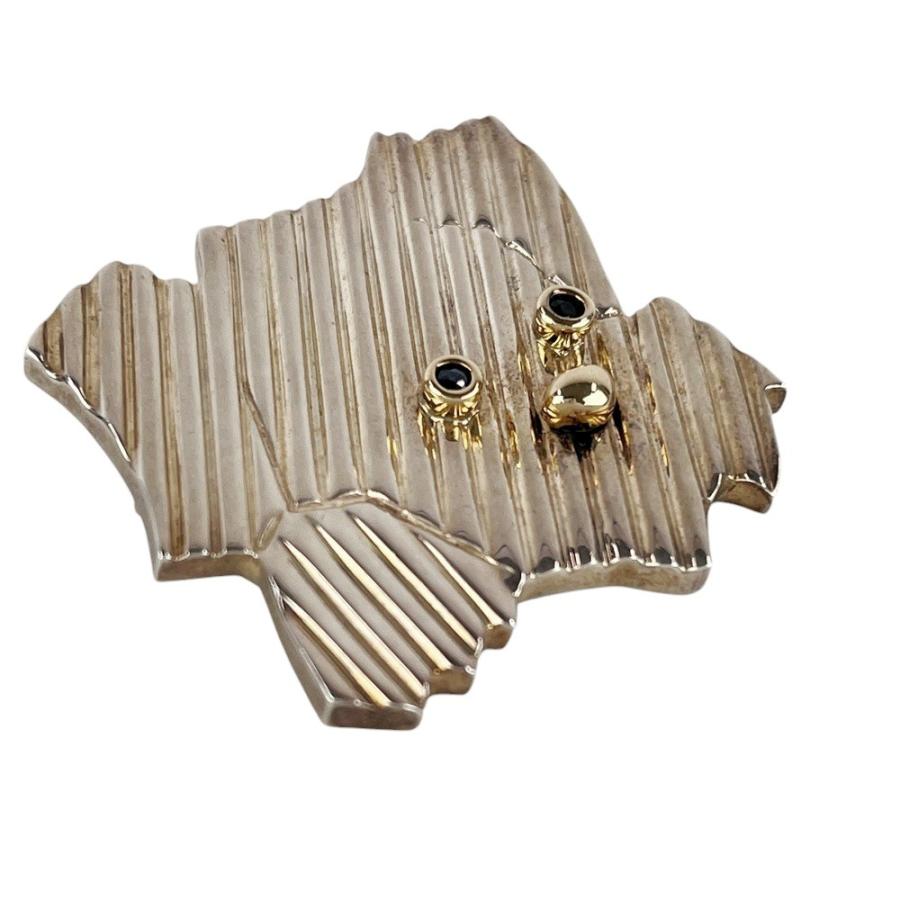 ■美品■　ティファニー ブローチ 犬 ドッグ アニマル サファイヤ K14 SV925 【327575】1 |  | 06