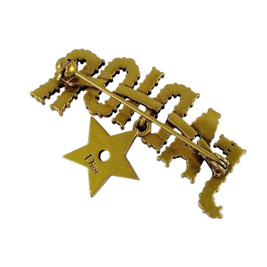 ■未使用■　ディオール ブローチ ピン バッジ ジャディオール 星 スター GP ラインストーン 箱 【327599】1 |  | 01