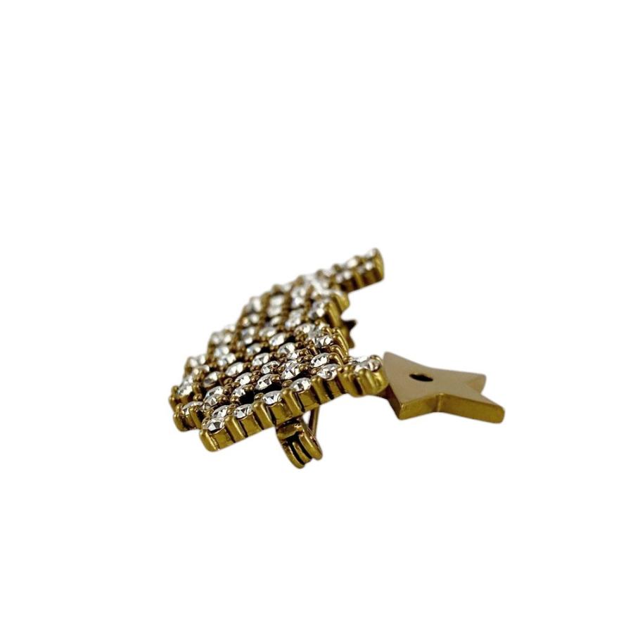 ■未使用■　ディオール ブローチ ピン バッジ ジャディオール 星 スター GP ラインストーン 箱 【327599】1 |  | 03