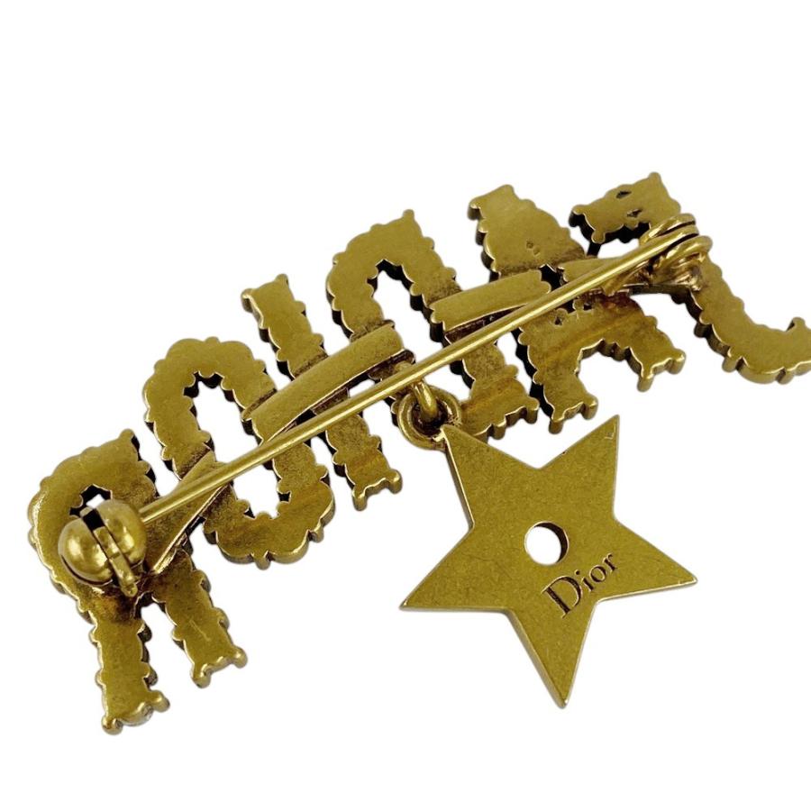 美品 箱付✨Dior ロゴ ブローチ ラインストーン 刻印 ピン ゴールド 楽天市場】【中古】 Christian Dior クリスチャン・ディオール