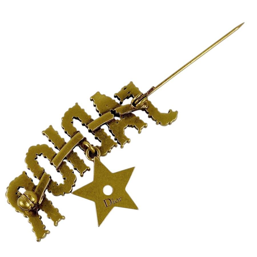 ■未使用■　ディオール ブローチ ピン バッジ ジャディオール 星 スター GP ラインストーン 箱 【327599】1 |  | 07