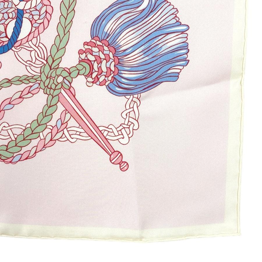 ■未使用■　エルメス カレ90 スカーフ Le Timbalier ティンパニ奏者 シルク ピンク 【329166】3 |  | 01