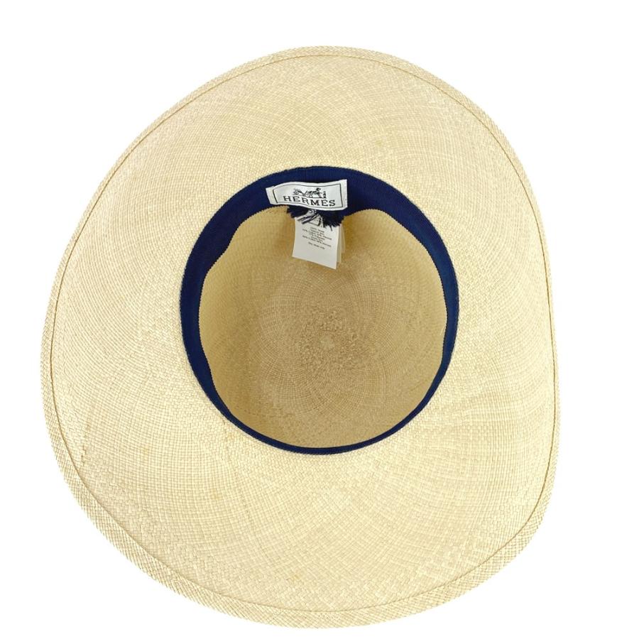 エルメス ■美品■ 麦わら 帽子 ハット ストロー わら イエロー ベージュ 【334313】12 |  | 05