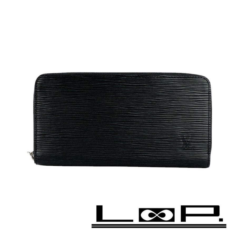 □美品□IC□ ルイヴィトン ジッピー ウォレット 長財布 エピ ブラック  