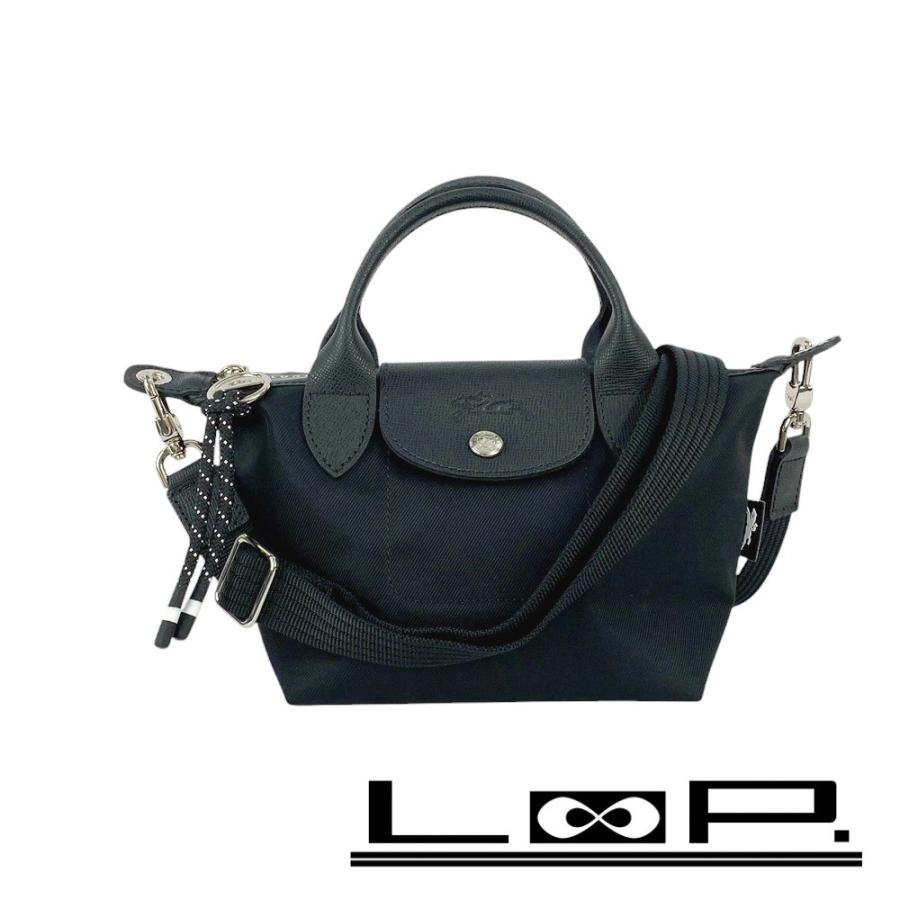 【新品】LONGCHAMP ルプリアージュネオ　エナジー☆ ブラック XS □新同□ ロンシャン ルプリアージュ ネオ エナジー XS トップハンドル