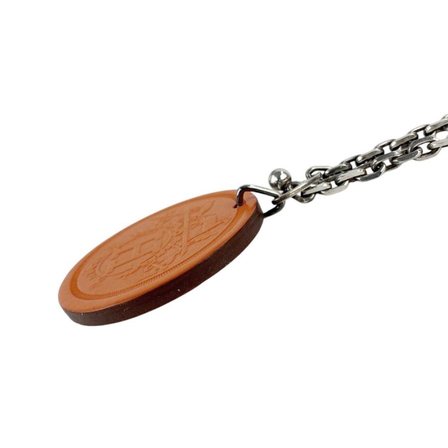 ■美品■2008年■京都高島屋限定■　エルメス バッグ チャーム キーホルダー オレンジ レザー 箱 【337598】1 |  | 02
