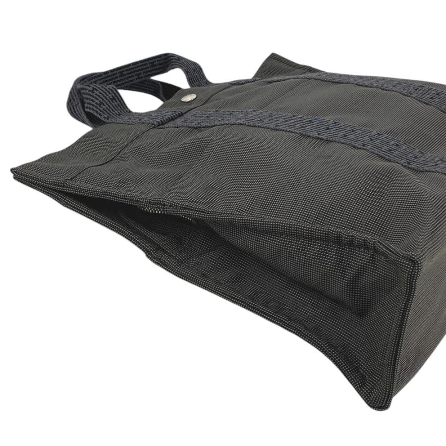 ■未使用■　エルメス エールライン MM トート バッグ キャンバス グレー 【337673】2 |  | 02