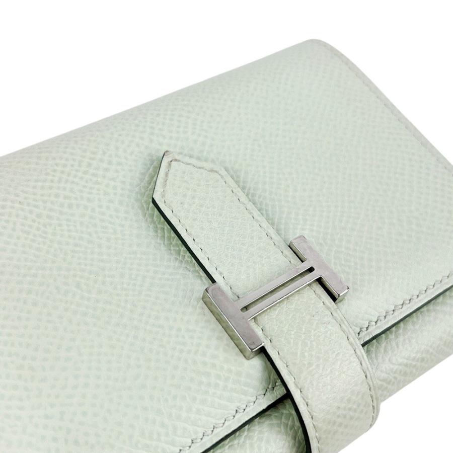 □美品□ エルメス ベアンコンビネ 3つ折り 財布 コンパクト エプソン