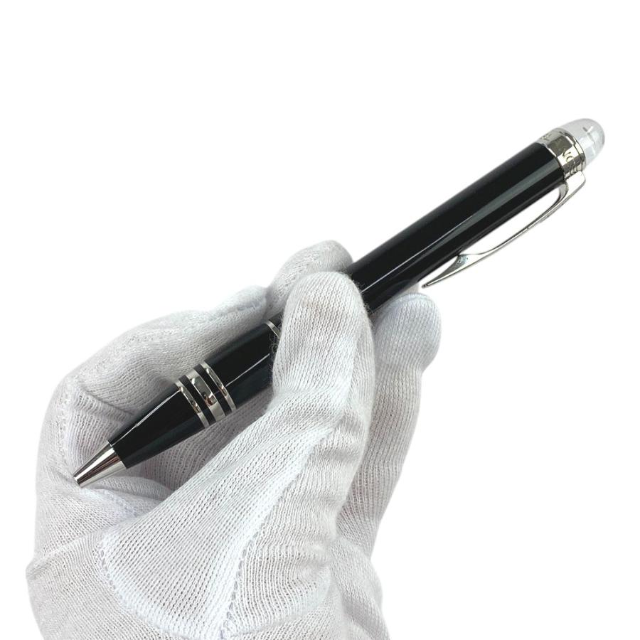 ■美品■　モンブラン スターウォーカー 筆記用具 ボールペン 文房具 ブラック シルバー U0008486 【338755】7 □美品□ モンブラン スターウォーカー 筆記用具 ボールペン 文房具