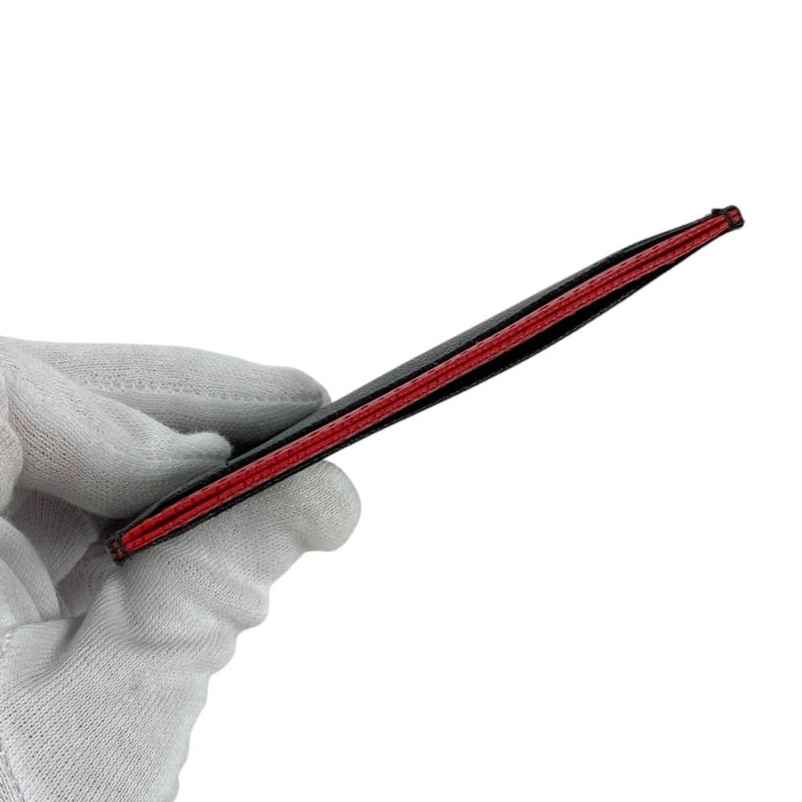 ■未使用■　プラダ カードケース 名刺入れ サフィアーノ ブラック レッド 1MC208 【342165】7 |  | 04