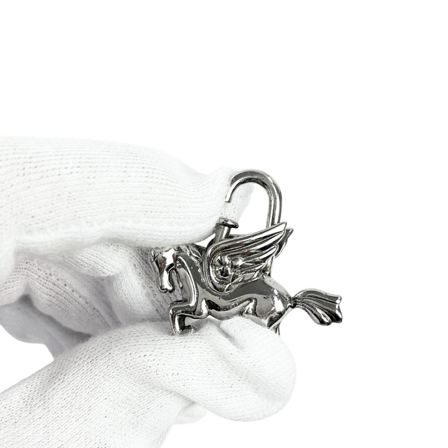 □美品□ エルメス カデナ ペガサス バッグ チャーム キーホルダー 