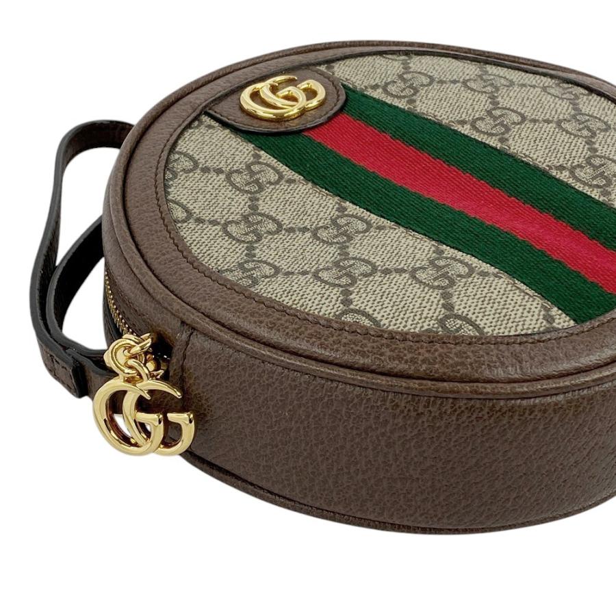 ■美品■　グッチ オフディア シェリー ポーチ GGキャンバス PVC ブラウン マルチカラー 574841 【344633】2 |  | 02