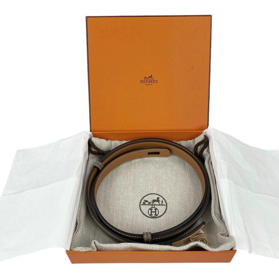 ■新同■　エルメス ケリー ベルト ファッション エプソン エトゥープ ゴールド U刻 箱 【347788】7 |  | 08