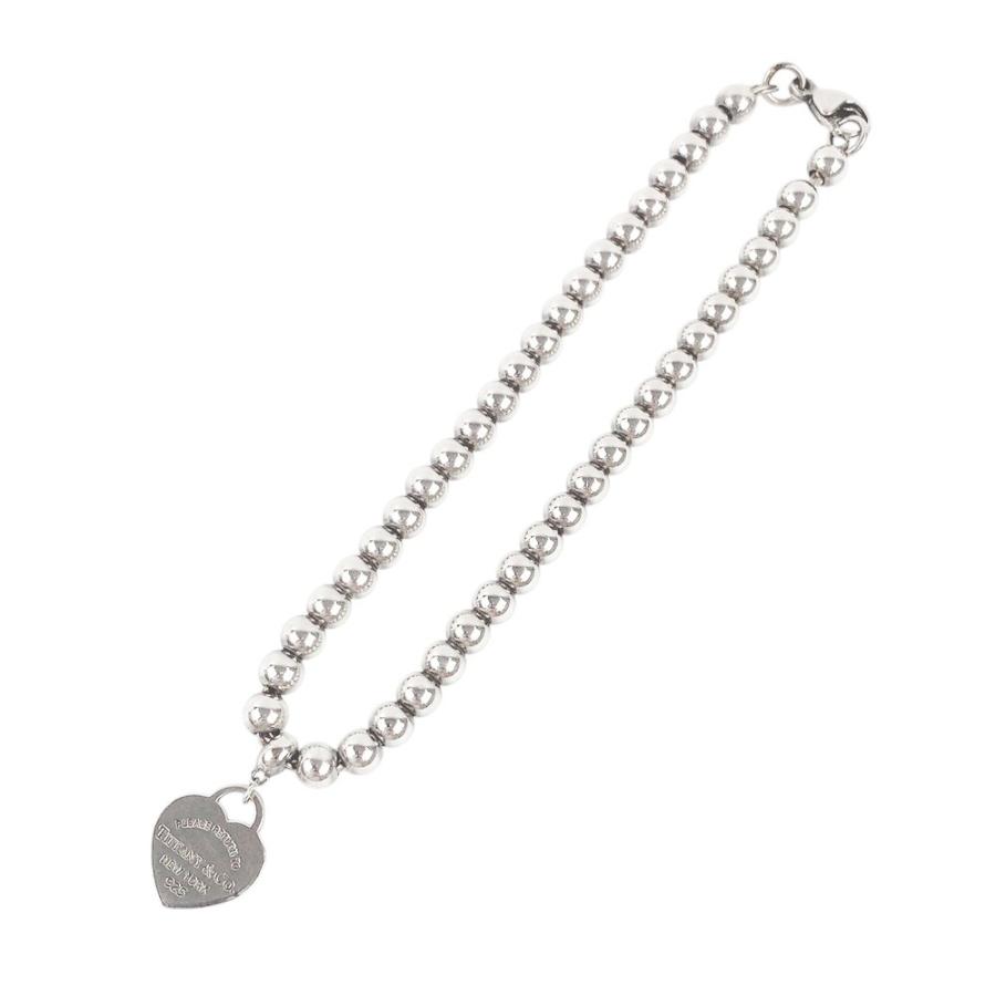 美品 ティファニー リターントゥ ハート ビーズ ブレスレット シルバー925