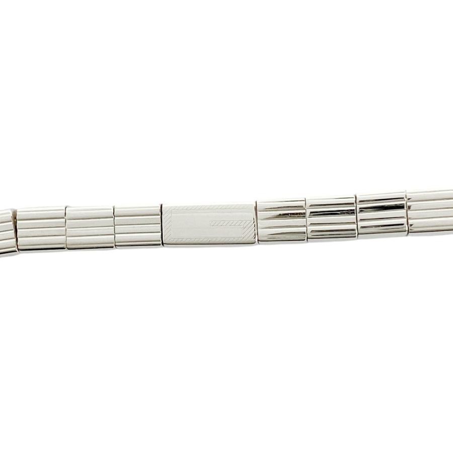 ■新同■磨き済■　グッチ ブレスレット ブロック チェーン アクセサリー シルバー SV 925 【353680】1