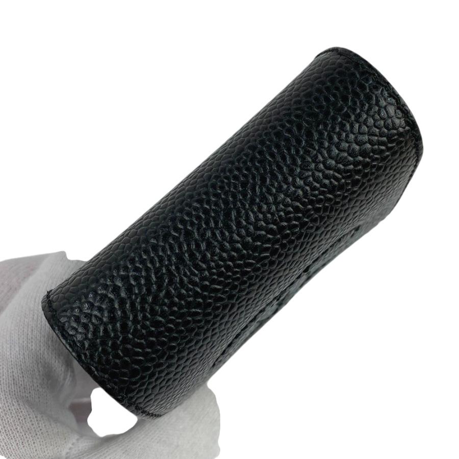 ■美品■　シャネル シガレットケース 煙草 タバコ キャビア スキン ブラック 箱 【355783】1 |  | 04