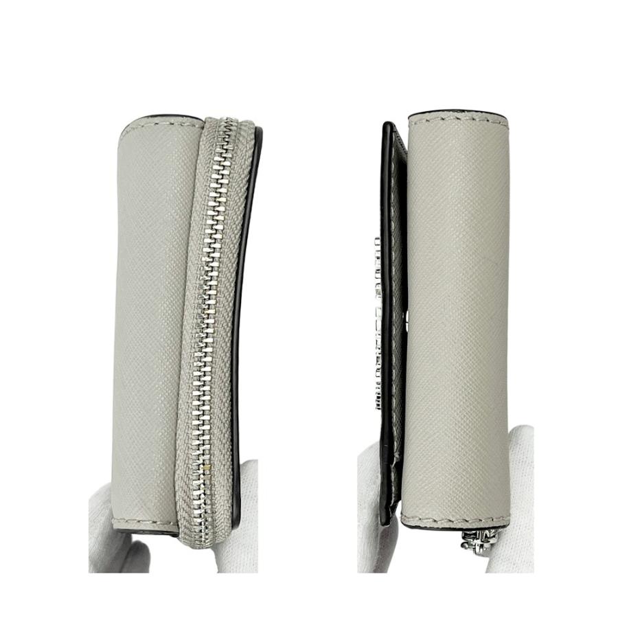 マイケルコース ■美品■ コンパクトウォレット 三つ折り財布 レザー グレー 【35634】13 |  | 03