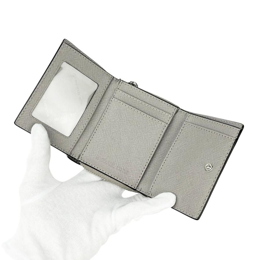 マイケルコース ■美品■ コンパクトウォレット 三つ折り財布 レザー グレー 【35634】13 |  | 04