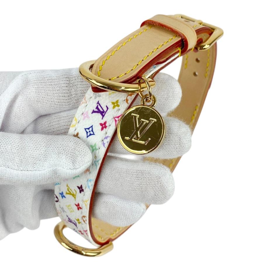 ■新同■　ルイヴィトン ドッグカラー PM ブロン MURAKAMI モノグラム マルチカラー レザー GI1316 箱 【362378】1 |  | 04