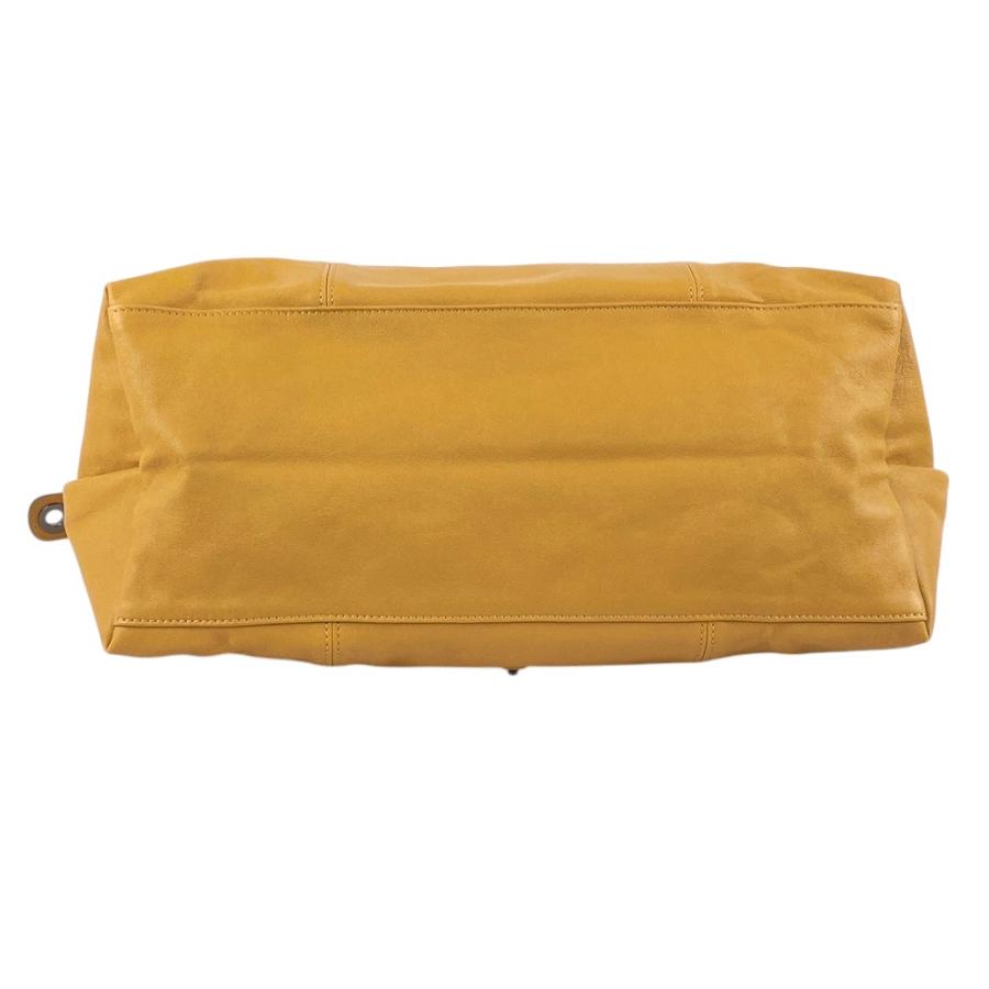 □新同□ ロンシャン 2WAY ショルダー トート バッグ レザー ブラウン  