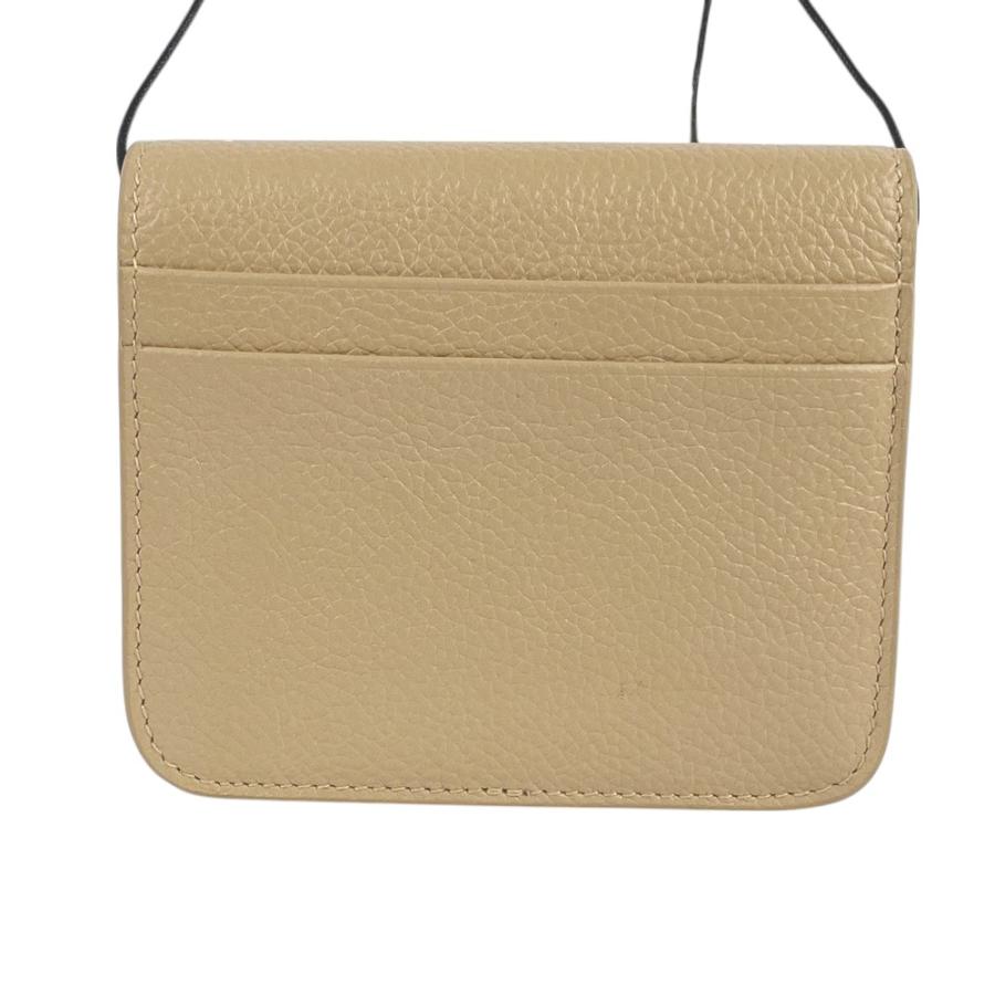 □新同□ バレンシアガ 二つ折り 財布 ウォレット レザー ベージュ  