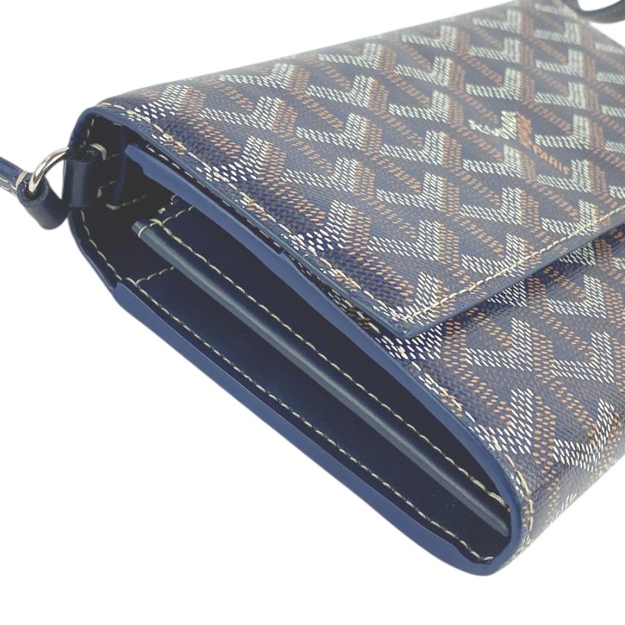 ■美品■　ゴヤール ヴァレンヌ ウォレット 財布 ポーチ ショルダー バッグ PVC ネイビー 【364785】3 |  | 01