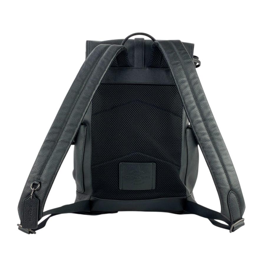 未使用品　コーチ　ハドソン　メンズバックパック　黒　F36811 □新同□ コーチ ハドソン リュック バックパック カバン レザー