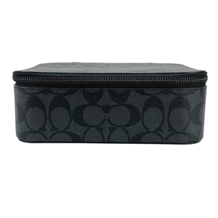 ■未使用■　コーチ 小物入れ アクセサリー コスメ ボックス ケース シグネチャー PVC グレー 【366116】1 |  | 04