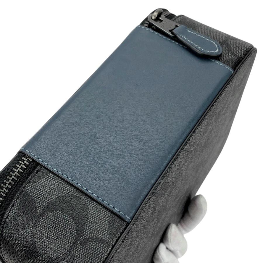 ■未使用■　コーチ 小物入れ アクセサリー コスメ ボックス ケース シグネチャー PVC グレー 【366116】1 |  | 06