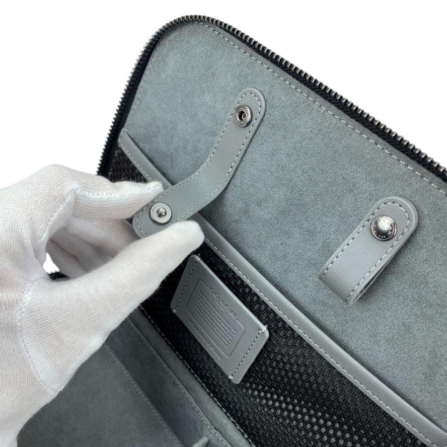 ■未使用■　コーチ 小物入れ アクセサリー コスメ ボックス ケース シグネチャー PVC グレー 【366116】1 |  | 09