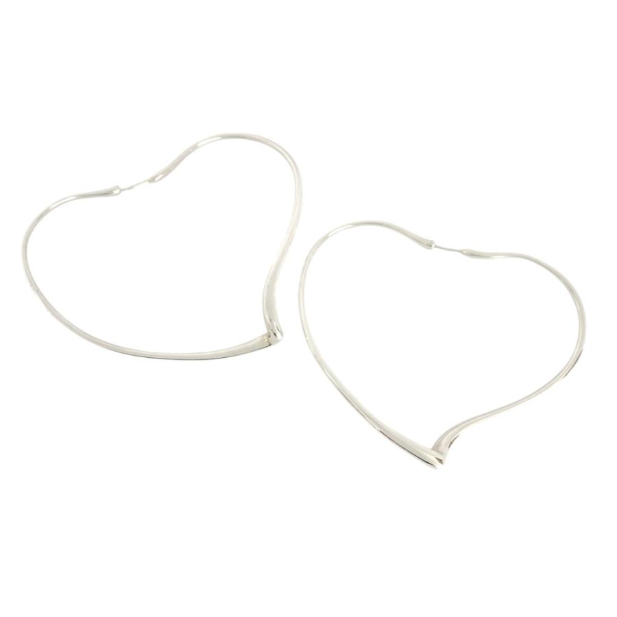 ■新同■磨き済■　ティファニー オープンハート ピアス ラージ シルバー SV 925 【366420】1 |  | 01